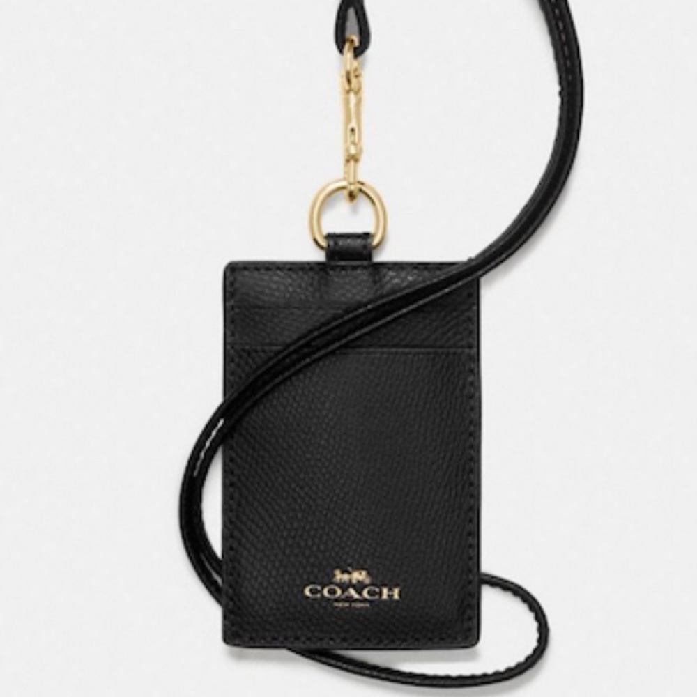 Coach ID LANYARD IN SIGNATURE CANVAS